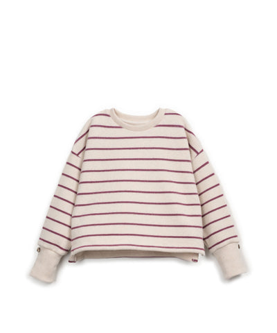 STRIPED JERSEY SWEATER