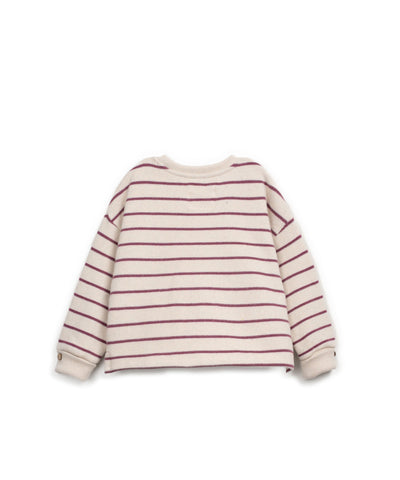 STRIPED JERSEY SWEATER