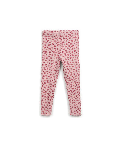 PRINTED RIB FLAMÉ LEGGINGS