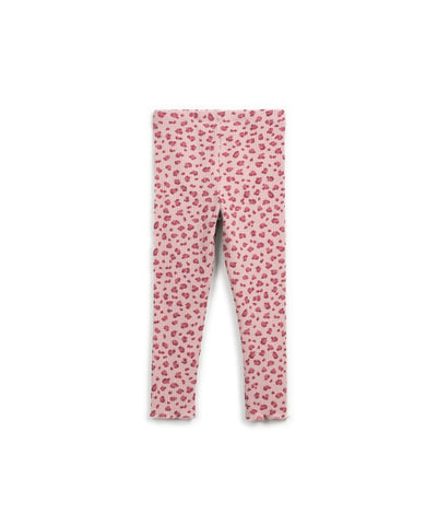 PRINTED RIB FLAMÉ LEGGINGS