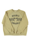 Fitted sweatshirt "double trouble" print