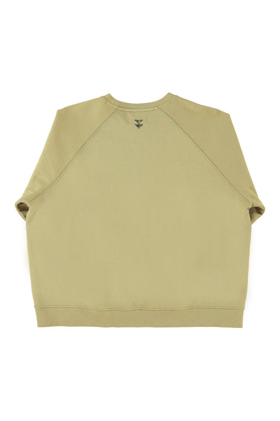 Fitted sweatshirt "double trouble" print