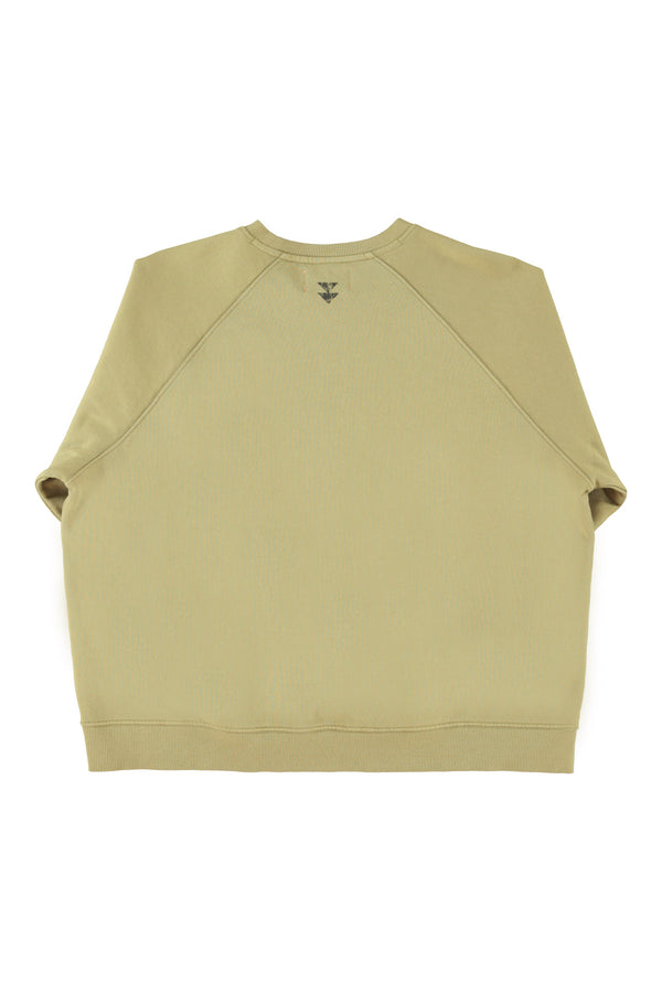 Fitted sweatshirt "double trouble" print