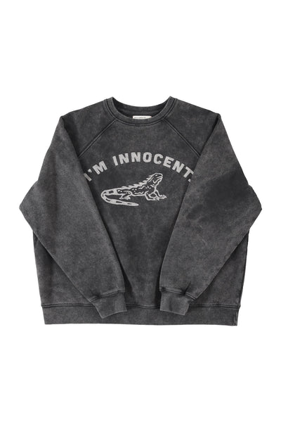 Sweatshirt "i´m innocent" print
