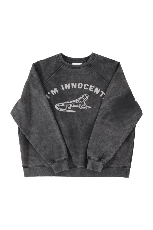 Sweatshirt "i´m innocent" print