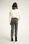 Shoulder pad sweatshirt "child of God" print