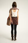 Sleeveless top w/ v-neck "sweet" print