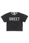 T-shirt w/ short sleeves "sweet" print