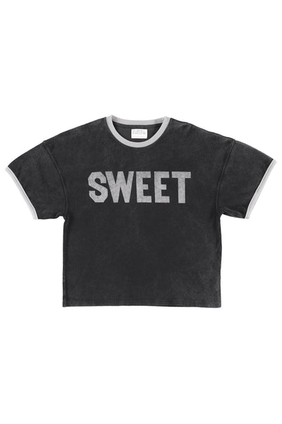 T-shirt w/ short sleeves "sweet" print