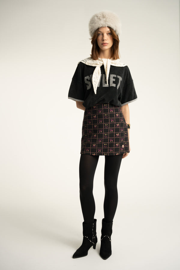 T-shirt w/ short sleeves "sweet" print