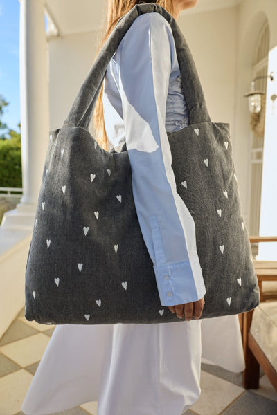 Denim Mom Bag