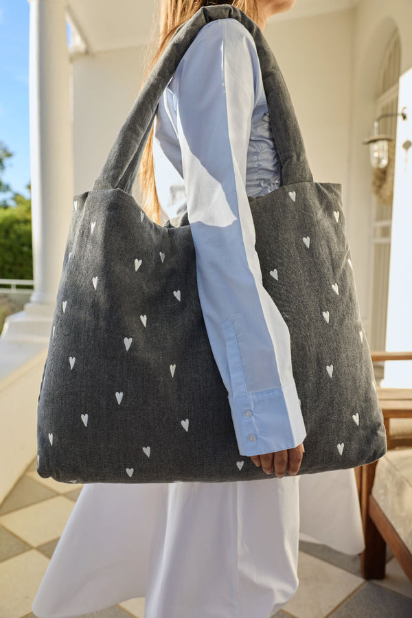 Denim Mom Bag