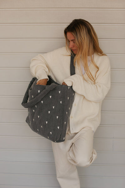 Denim Mom Bag