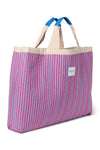 Poplin Striped Beach Bag