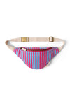 Poplin Striped Mini Fanny Pack