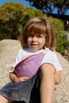 Poplin Striped Mini Fanny Pack
