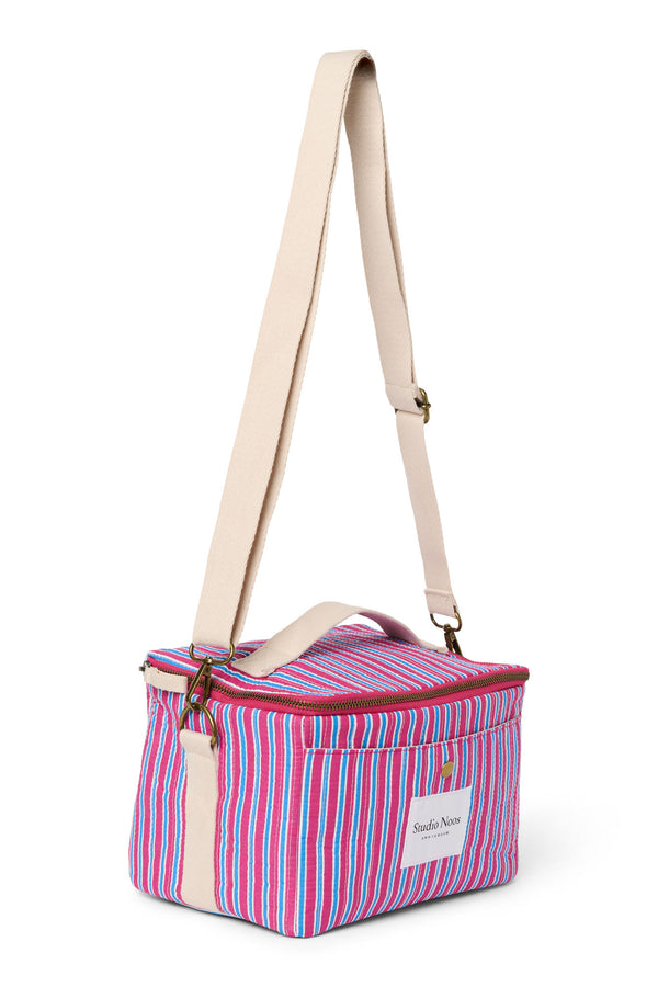Poplin Striped Cooler Bag