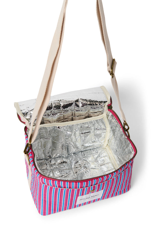 Poplin Striped Cooler Bag