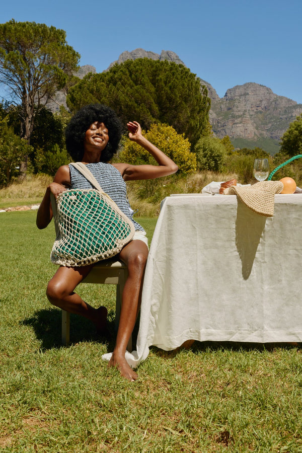 Macramé Mom Bag