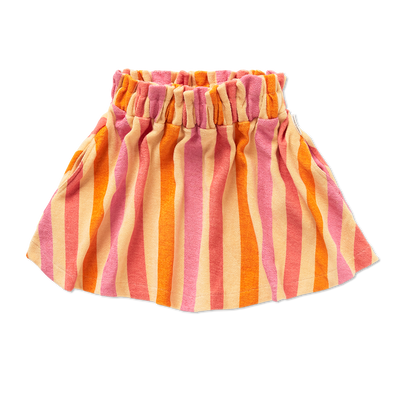 Paperbag skirt stripes