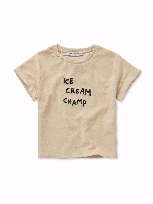 Terry T-shirt ice cream champ