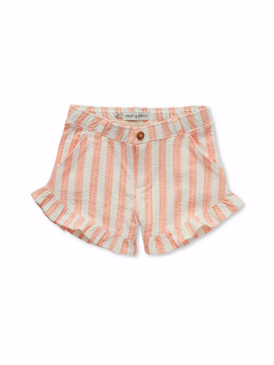 Ruffle short small stripe