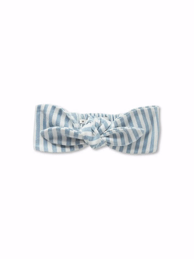 Headband bow stripes