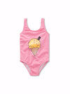 Girls swimsuit pink