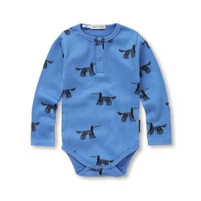 Grandad romper dogs print