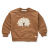 Sweatshirt moustache dog
