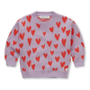 Sweater intarsia hearts