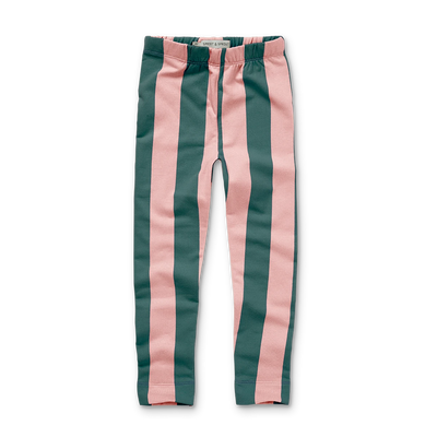 Winter legging block stripe