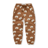 Sweatpants moustache dog print