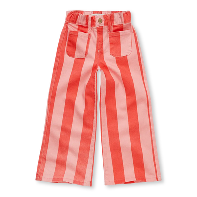 Flare denim stripes