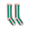 Socks stripes peach parfait