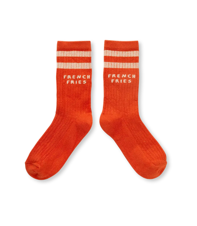 Sport socks french fries