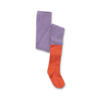 Tights colourblock lavender