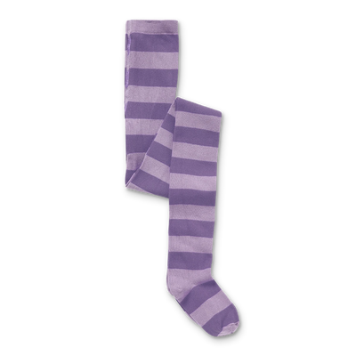 Tights block stripe purple night