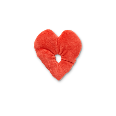 Heart scrunchie