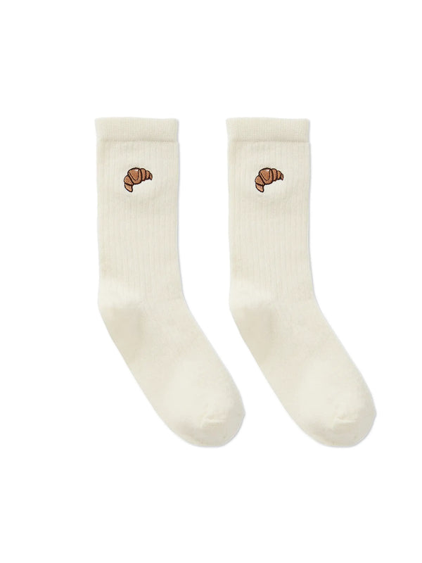 Socks croissant ivory