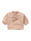 Baby sweatshirt croissant