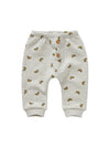 Baby sweatpants croissant print