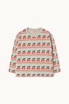 CHERRY PATTERN RIB TEE