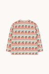 CHERRY PATTERN RIB TEE