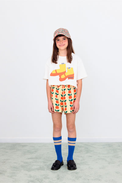 WALK GRAPHIC CROP TEE