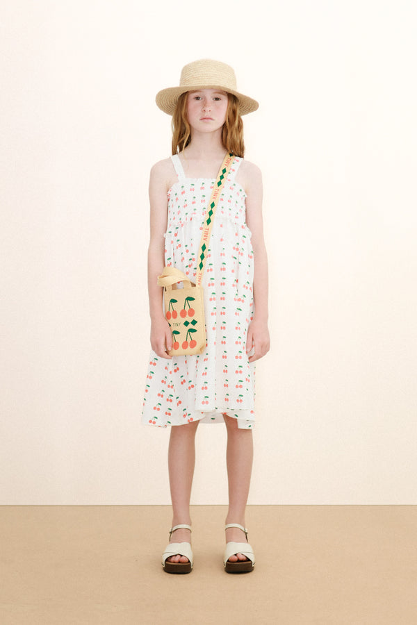 CHERRIES STRAP DRESS