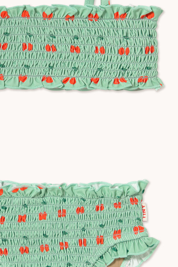 CHERRIES SMOCK SWIM SET