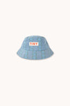 BLUE FLOWERS BUCKET HAT