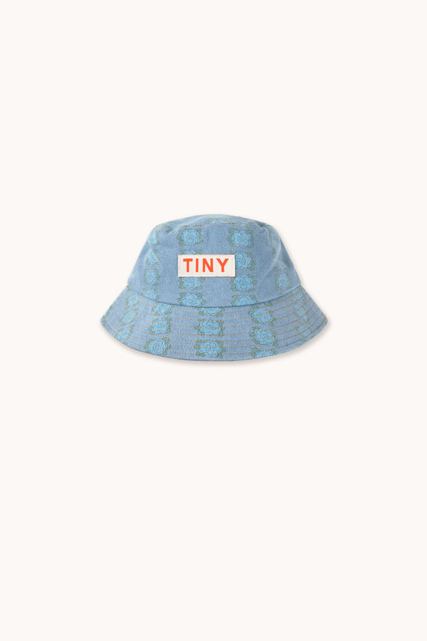 BLUE FLOWERS BUCKET HAT