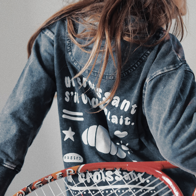 RIMONT sweatshirt "un croissant s´il vous plait"